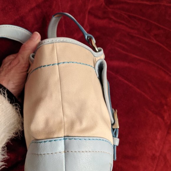 Coach Blue Soho Satchel Bag - Picture 10 of 13